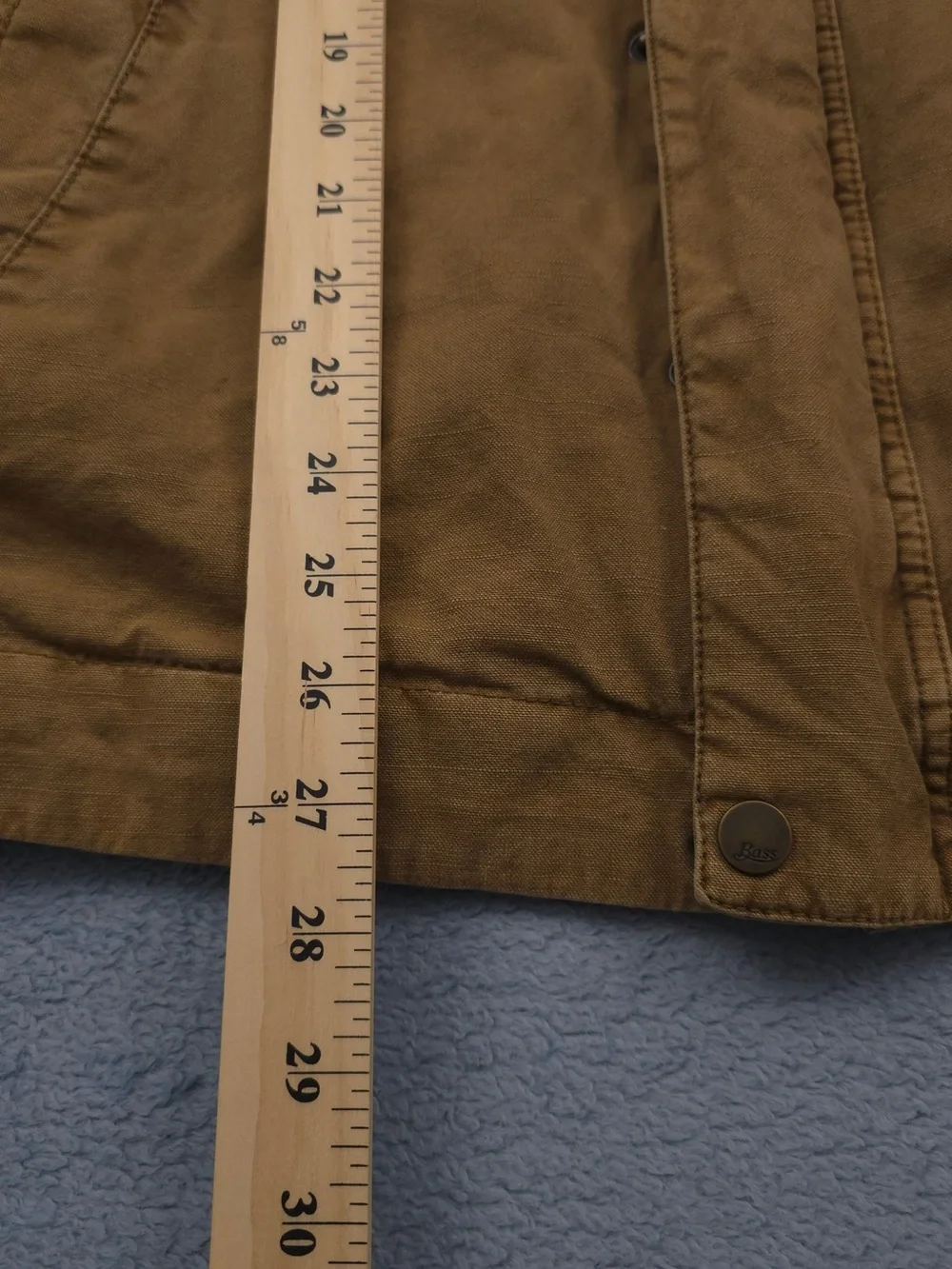 GH Bass Barn Jacket Mens L Brown Chore Trucker Field Coat Quilted Lined